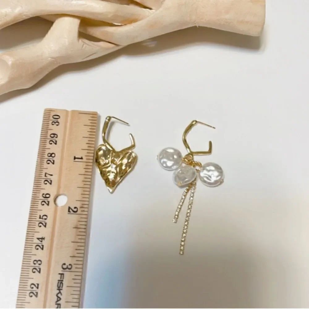 Heart dangle earrings  #470 - Picture 5 of 6